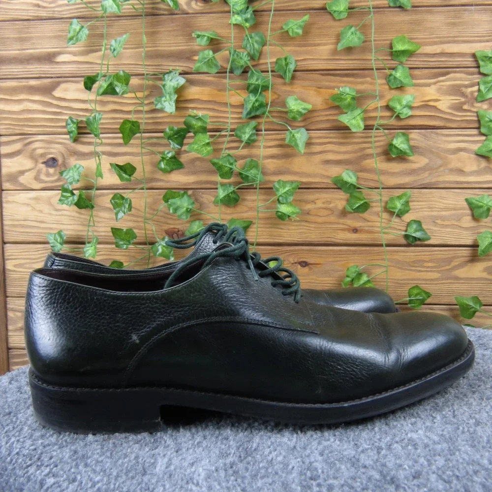 Noah Waxman Casual Shoes‎ Men's Green Size 11 Leather Lace-Up